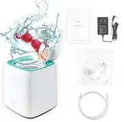 Underwear Mini Washing Machine, 7L Portable Fully Automatic Washer with Spin Dryer, Desktop Small Laundry Machine for Home Camping Dormitories Socks, Baby Clothes, 4 Modes