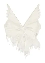 Zimmermann Rhythmic Ivory Appliquéd Tulle top - 3 3