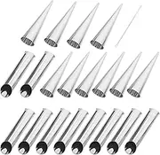 Cabilock 1set Stainless Steel Croissant Mold Cones Non-Stick Pastry Baking Tool for Croissants Danish Bread and Rolling Desserts Easy to Use Mold Kit for Home Baking