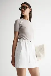 Laurel Skirt White Size 4 | Elka Collective