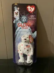 Glory The Bear Beanie Baby 1999 McDonalds Ty with RARE 1993 ERRORS