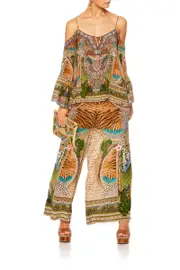 LOUNGE TROUSER WITH TIE WAIST A WOMAN'S WISDOM