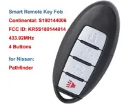 Smart Remote Key Fob 4 Buttons 433.92Mhz ID47 Chip for Nissan Pathfinder