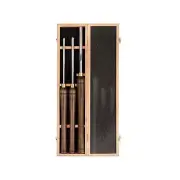 IMOTECHOM 3-Pieces HSS Bowl Gough Lathe Chisel Set Wood Turning Tools with Wo...
