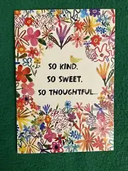 Leanin’ Tree Thank You Greeting Card “So Kind So Sweet…”