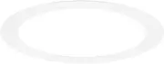 uxcell 1-Pack Goof Rings for 3 Inch Recessed Lights, 2.8" ID 3.6" OD Durable Steel Trim Ring Flush Mount White Can Light Trim Ring Cover for Ceiling Can Downlights