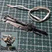 New 1/18 Scale Weapon Big Knife Model For 3.75'' Action Figures Acid Rain Figure