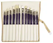 3 Pack Artist Paint Brush Set, 24-Piece, by SMB Always
