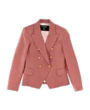Balmain Kids Double Breasted Tailored Blazer 12Y Pink