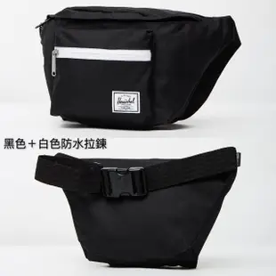 【Herschel】Seventeen 黑色 全黑 防水拉鍊 旅行 側包 胸包 斜包 小包 腰包 防潑水 背帶可調長度 交換禮物