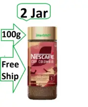 2 X NESCAFE GOLD ORIGINS Cap Colombia Jar (100g)