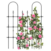 CostwayDecorative Garden Fence for Vegetable Flower Cucumber Tomato