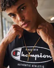 [REPUBLIK] REPUBLIK Men's Gold Cross Chain Necklace One Size Gold