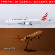 1:142 Mauritius Airways Airlines Passenger Airplane Aircraft Model W/ LED Light