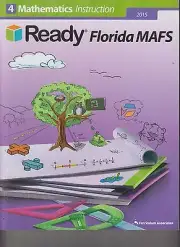 Ready Florida MAFS 2015 Gr 4 Mathematics Instruction Workbook NO WRITING