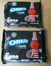 Lot of 2 OREO COCA-COLA w/Popping Candy Sandwich Cookies Net Wt 10.68oz