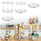 1/2/3-layer KitchenStorage Rack 360 Rotating Makeup Storage Trays Lipstick