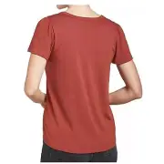 PHILOSOPHY Ladies Flutter Sleeve Top In Burnt Sienna, XXL