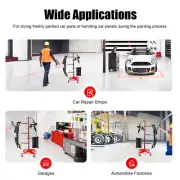 Auto Body Door Hood Fender Panel Holder Tree Post Hang Paint Stand Adjustable
