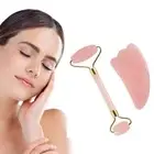 2 PCs Royal Jade Roller Facial Massage Tool, Beauty Massage Tool For Face Neck