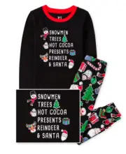 Christmas pajamas Childrens Place size 16 Snowmen, Christmas Trees and Reindeer