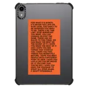 iPad mini (6th gen) iPad Impact Case For What It's Worth iPad Case by Quotes by Christie