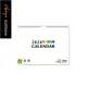 2024年12K吊掛式月曆(素面/橫式)【珠友文化】
