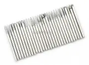 30pcs 2.3mm Diamond Grinding Grinder Abrasive Mount Head Tip Rotary Drill Bit