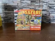 Melissa and Doug Safari 100 Piece Floor Puzzle, Over 4 Feet Long-NEW