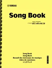 Yamaha PSR-E443 Keyboard Song Book