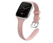 Smart Watch Strap Wrist Strap Top Layer Leather Slim Strap for Fitbit Versa Versa 2 Versa Lite-7