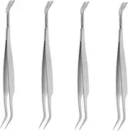 Ipetboom Sets Superior Stainless Steel Pet Hair Remover Tweezer Portable Removal Tool for Dogs Cats Pcs