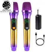 Rechargeable Wireless LED Microphone – Professional Handheld Mic for Events