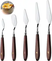 Spatula Stainless Steel Cake Cream 5 Pieces Apatula With Frosting Icing