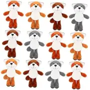 12 Pcs Cute Stuffed Animal Toy 4 Inch Mini Plush Turtle Puppy Dog Pig