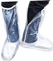 SHINEOFI Overshoes Waterproof Rainproof Boot Covers Large Size 40-42 EU Non-Slip PVC Walk Safely in Rain Easy to Wear