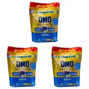 150pc Omo Ultimate 3in1 Laundry Detergent Stain Removal Capsules Sensitive