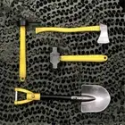 4PCS Metal Hammer Hoe Shovel Axe Parts Set For 1/10 RC Crawler TRX4 SCX10 D90
