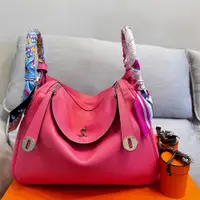 在飛比找PopChill優惠-[二手] Hermes Lindy 30 / 8W Rose