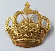Obsolete Oman Royal Guard Insignia Metal Badge MTD / MMG TROOP Sultan of oman