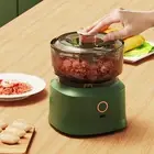 Food Garlic Grinder Electric Garlic Chopper Vegetable Crusher Mincer Grinder AU