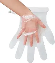 Wall Glove Box Holder | Gloves Holder Hanging Glove Rack Container | Gloves Storage Organizer Clip Design Adhesive Organizer for Home Closet Garage Restaurant Lab