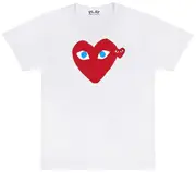 [COMME des GARCONS PLAY] 紅心藍眼睛男式 T 卹