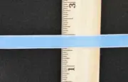 Flat Trim - Sky Blue Velour - ~3/8" w x multiple length pieces - Your Choice!!