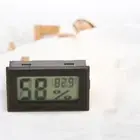 AU Mini Digital LCD Temperature Humidity Meter Thermometer (Black Fahrenheit)