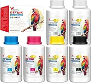 Yitentek Low-Sediment DTF Ink 1500ML DTF Transfer Ink for PET Film Pigment Ink Refill for P600 P800 DX5 XP600 4720 i3200 i1600 5113. High Fluidity, Whiteness & Coverage, (250ml x 6, 2Wh+CMYK)