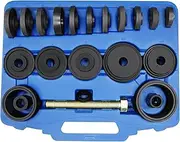 Astro Pneumatic Tool 78825 25-Piece Master Front Wheel Drive Bearing Puller Removal & Installer Adapter Kit W/Grade 8 Drive Bolt