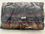 Size XXL Supreme FW24 Stripe Zip Up Fleece Jacket Navy Multicolor New IN HAND