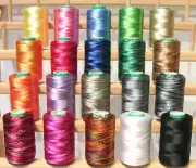 NEW 20 VARIGATE ART SILK Machine Embroidery Threads for Brother Machines Rayon
