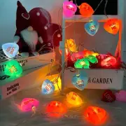 [Timer] Valentine's Day Lights, 10 FT 12 LED Battery Operated Valentines Day